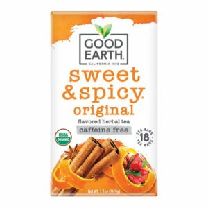 organic good earth tea sweet spicy 4 x 18 ct