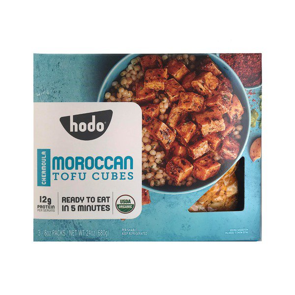 organic hodo soy morrocan tofu cubes 3 x 8 oz