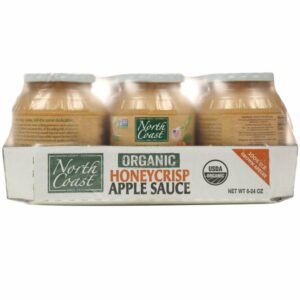 organic north coast honeycrisp apple sauce 6 x 24oz
