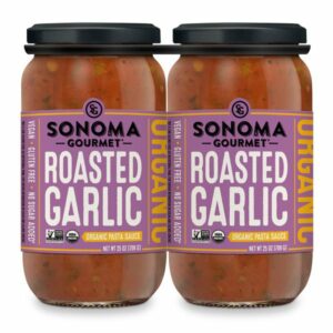 organic sonoma gourmet roasted garlic sauce 2 x 25 oz