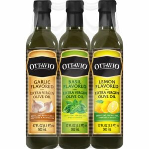 ottavio flavored ev olive oil variety pack 3 x 17 oz