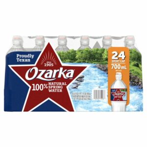 ozarka 100 natural spring water 24 x 23 7 fl oz