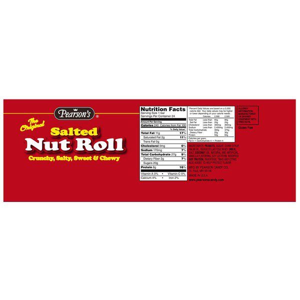 pearson nut roll bars 24 x 1 8 oz 1