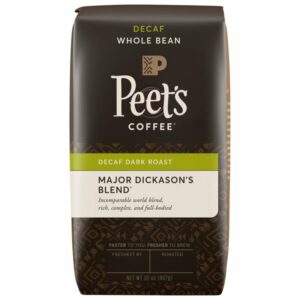 peets coffee decaf major dickasons blend 2 lbs