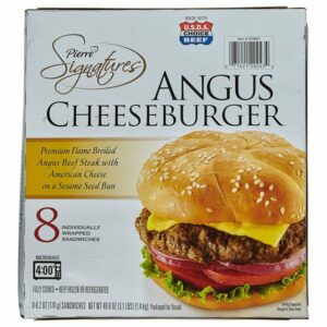 pierre signatures angus cheeseburger 8 x 6 2 oz
