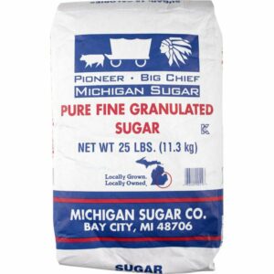 pioneer granulated beet sugar 25 pound bag
