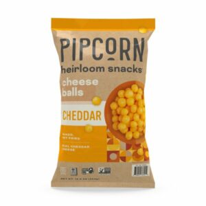 pipcorn cheddar cheese balls 12 5oz