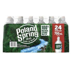 poland spring sport cap 100 natural spring water 24 x 23 7 fl oz