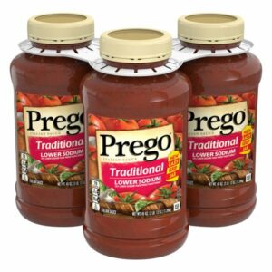 prego pasta sauce low sodium 3 x 45 oz