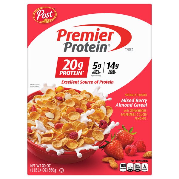 premier protein mixed berry almond 30 oz