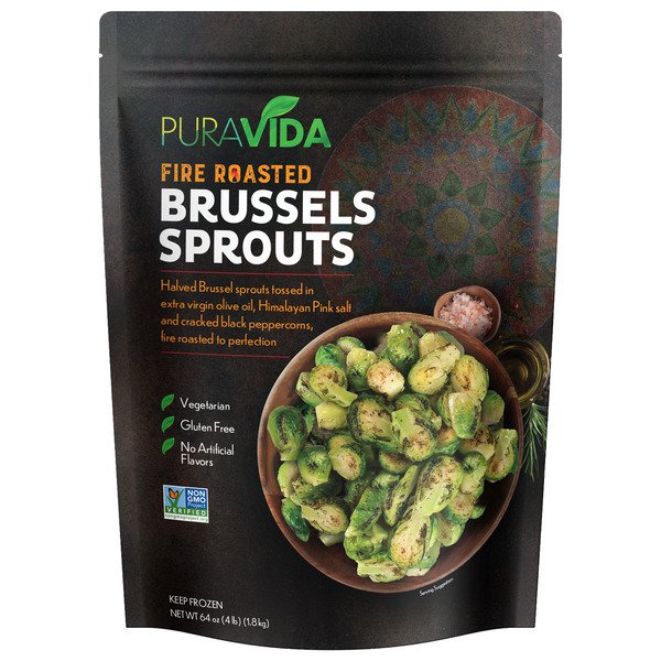 pura vida fire roasted brussels sprouts 4 0 lbs