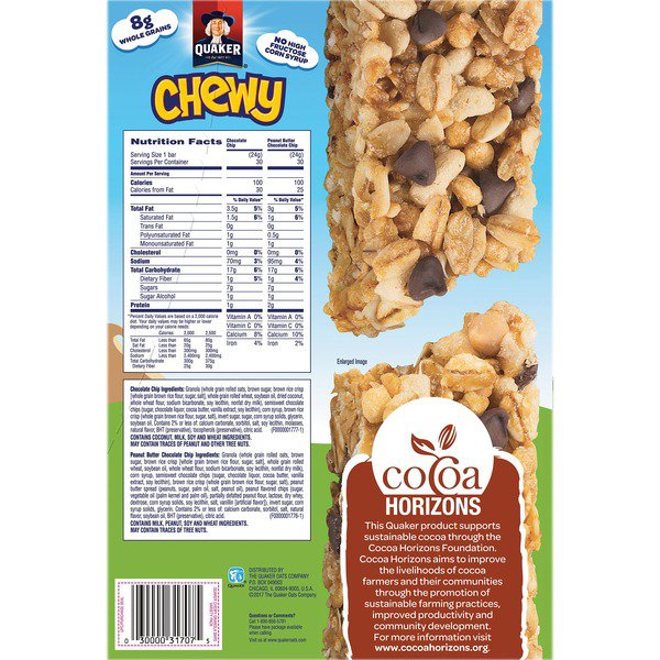 quaker chewy granola bars 60 x 0 84 oz 1