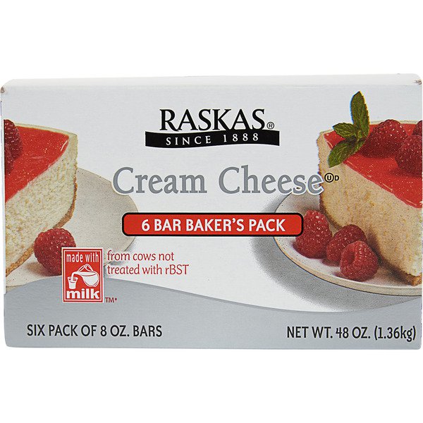 raskas cream cheese 6 x 8 oz