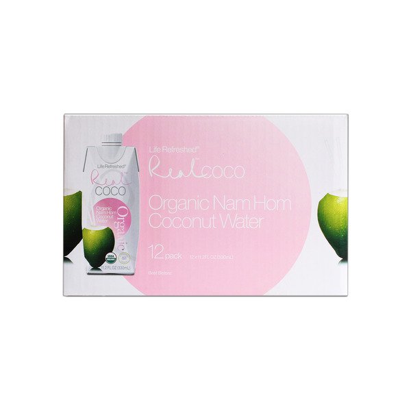 real coco organic pink coconut water 12 x 11 1 oz