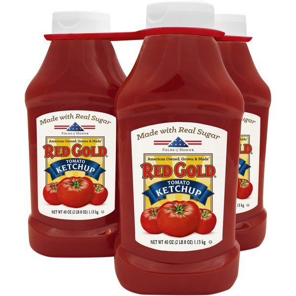 red gold tomato ketchup 3 x 40 oz