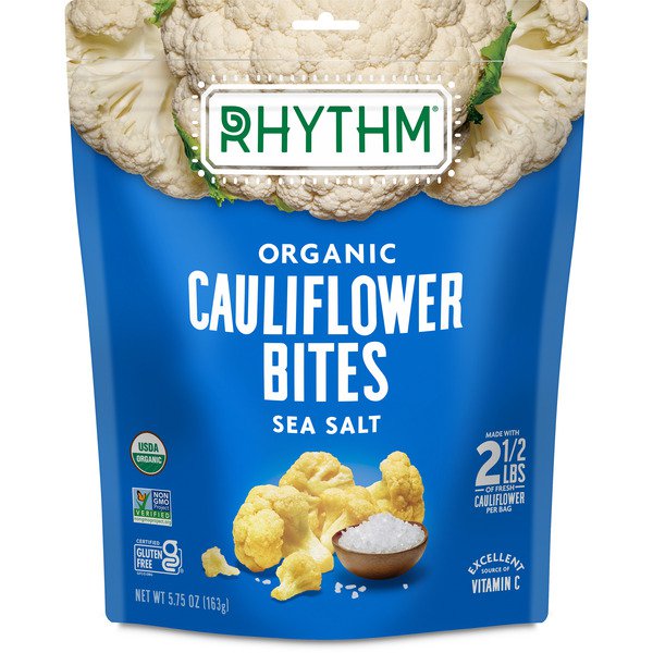 rhythm superfoods organic cauliflower bites 5 75 oz