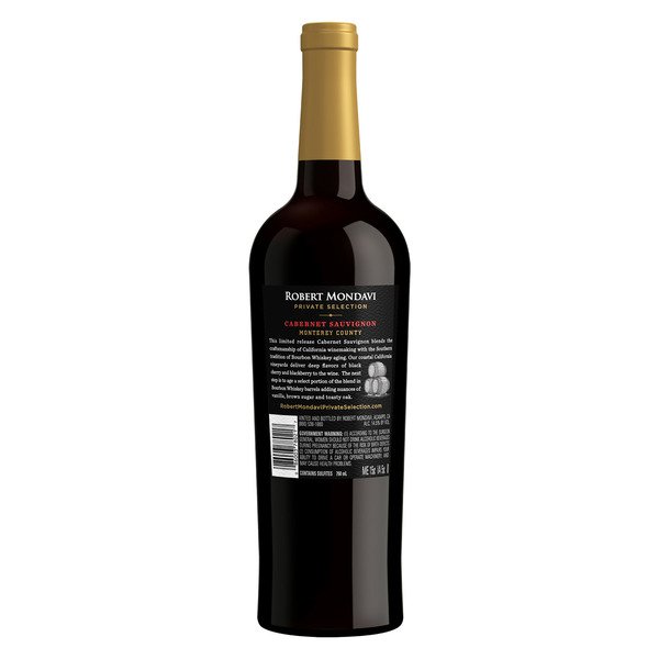 robert mondavi private selection bourbon barrel aged cabernet sauvignon red wine 750 ml 3