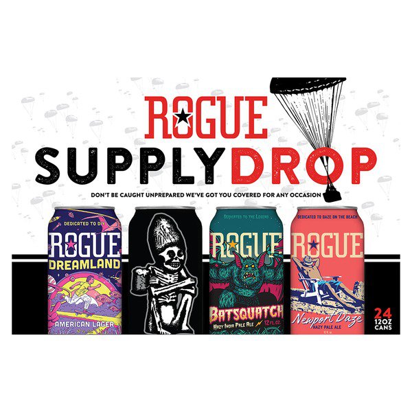 rogue supply drop variety pack oregon 24 x 12 oz