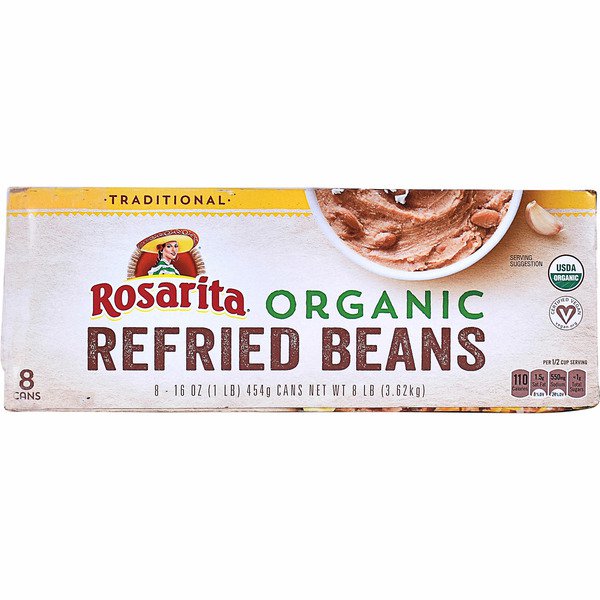 rosarita organic refried beans 8 x 16 oz