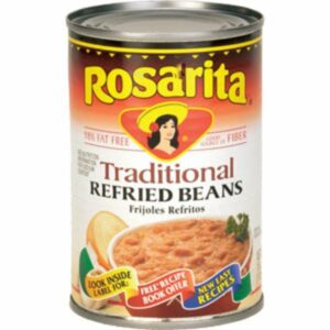 Rosarita Traditional Refried Beans, 8 x 16 oz