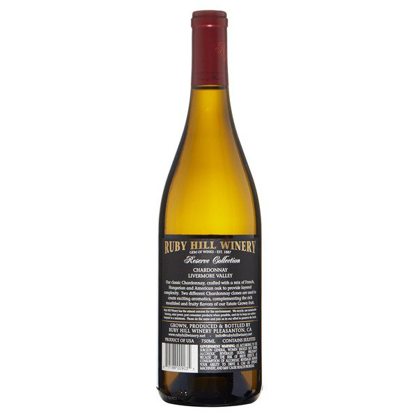 ruby hill winery chardonnay reserve livermore valley 750ml 2