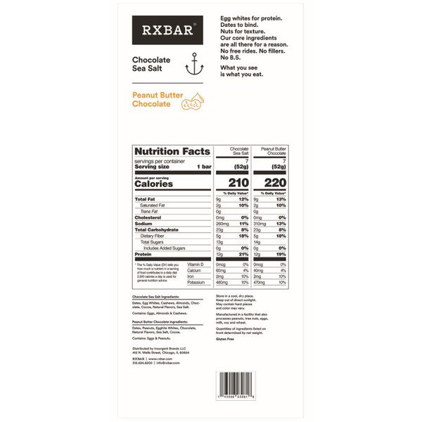 rxbar variety protein bars 14 count box 1