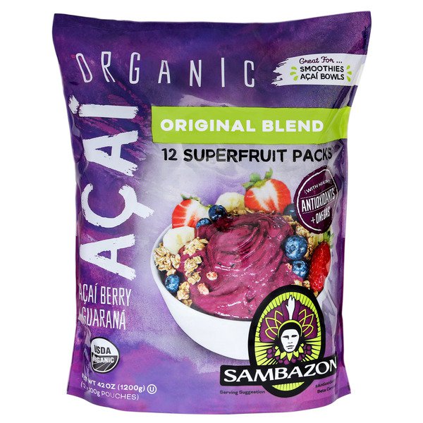 sambazon organic acai superfruit packs 42 oz