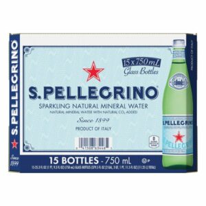 san pellegrino sparkling natural mineral water 15 x 750 ml