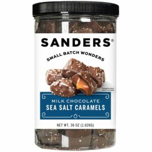 sanders sea salt milk caramels 36 oz