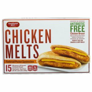 sandwich bros chicken melts flatbread pocket sandwiched 15 ct