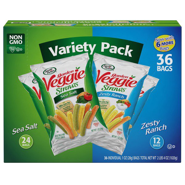 sensible portions veggie snack variety pack 36 ct 2