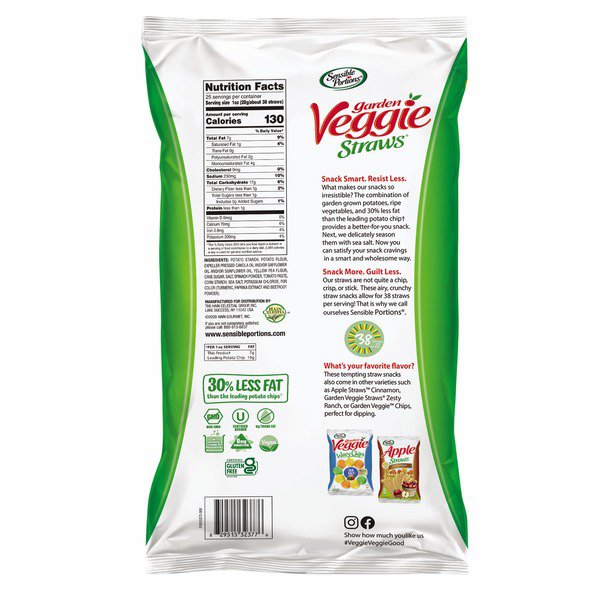 sensible portions veggie straws 25 oz 1