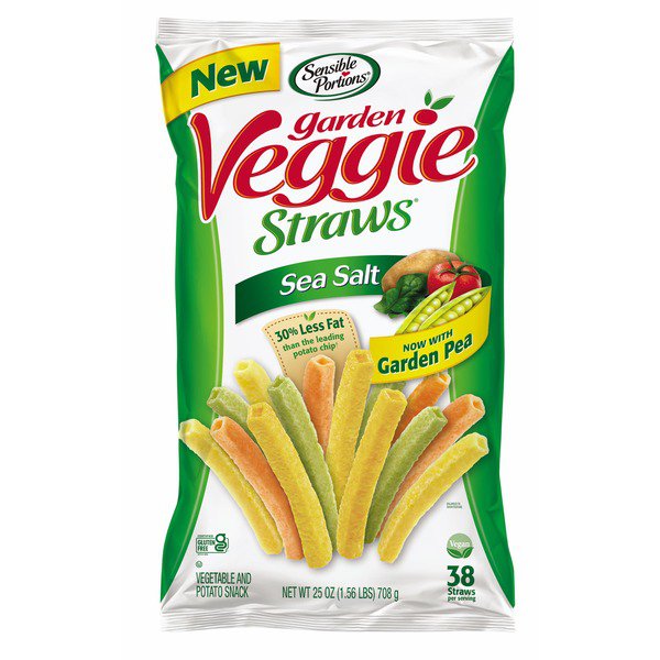 sensible portions veggie straws 25 oz