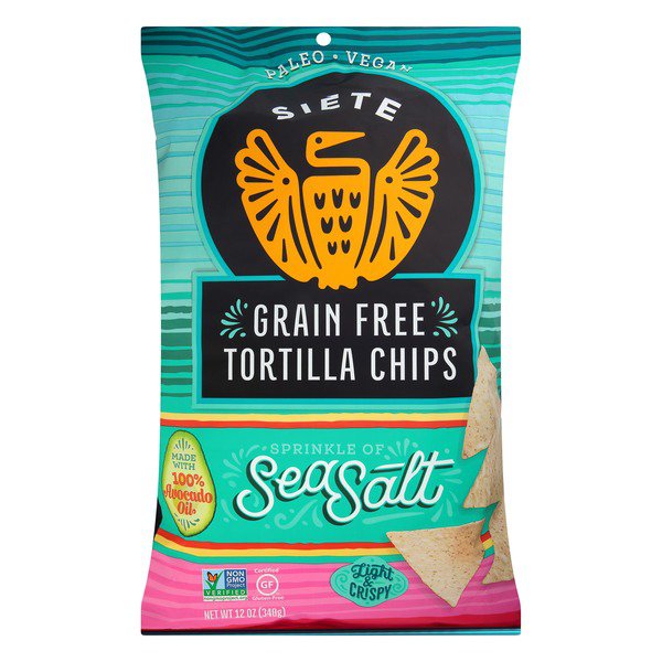 siete sea salt grain free tortilla chips 12oz 2