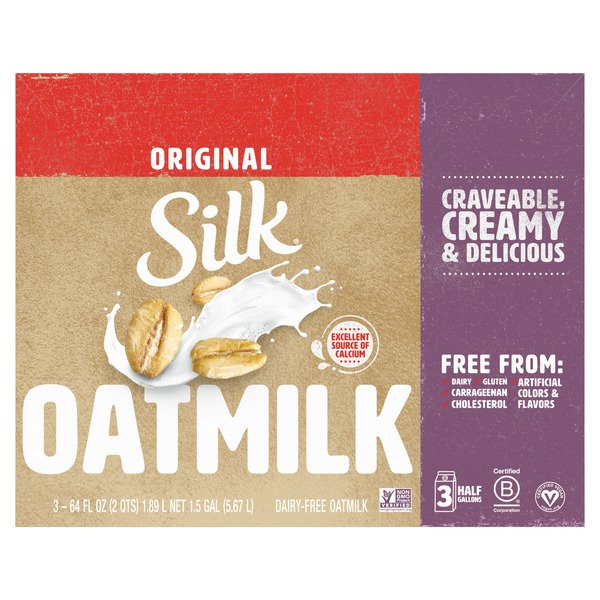 silk creamy original oat milk