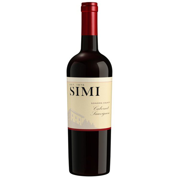 simi sonoma county cabernet sauvignon red wine 750 ml 6