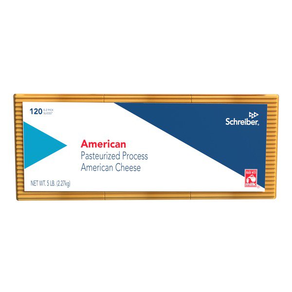 sliced american cheese 120 ct