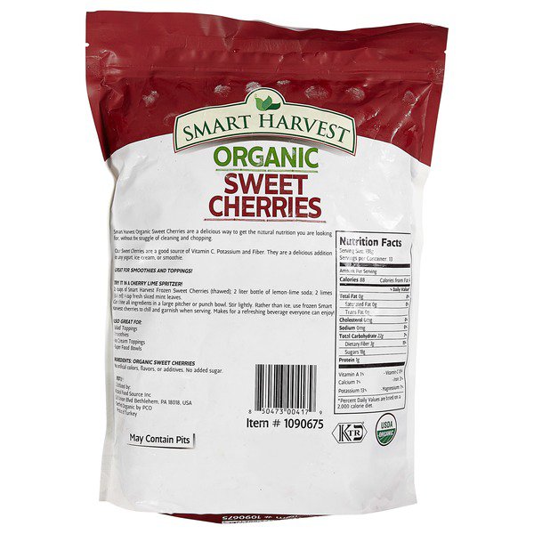 smart harvest organic sweet cherries 4 lbs 1