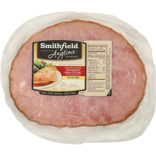 smithfield boneless ham steaks 1