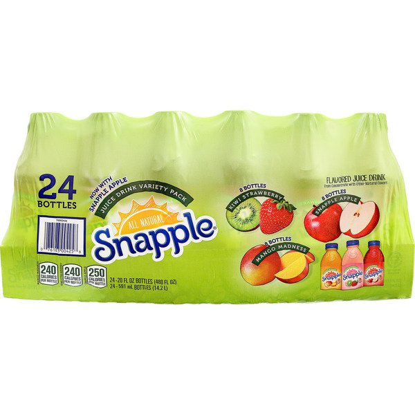 snapple juice variety pack 24 x 20 fl oz