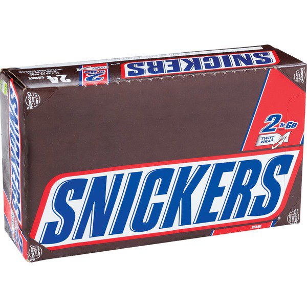 snickers chocolate candy bars peanut share size 3 29 oz 24 ct