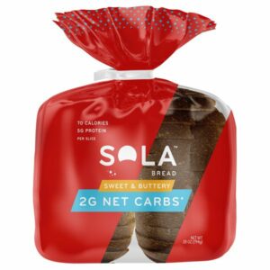 sola sweet and buttery keto friendly bread 2 x 28 oz