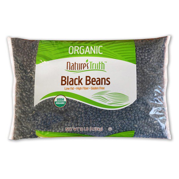 solfresco organic black beans 10 lb