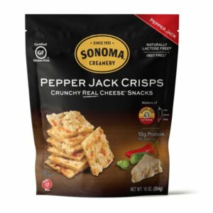 sonoma creamery pepper jack crisps 10 oz