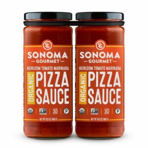 sonoma gourmet organic tomato pizza sauce 2 x 16 oz