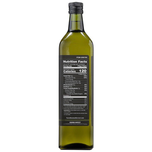 sonoma harvest garlic extra virgin olive oil 1 l 1
