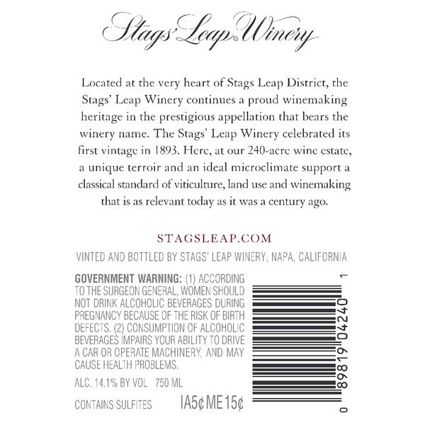 stags leap winery cabernet sauvignon napa valley 750 ml 5