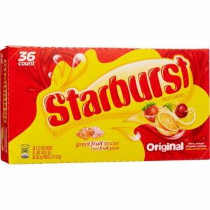 starburst chewy candy bulk full size original 2 07 oz 36 ct