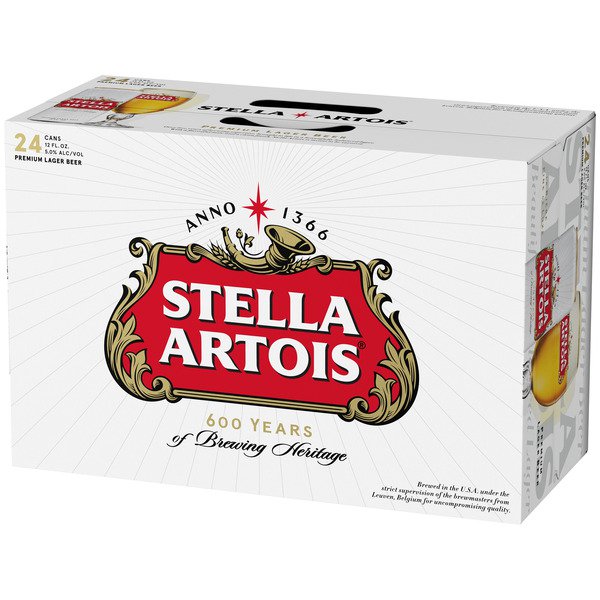 stella artois lager belgium 24 x 12 oz 1