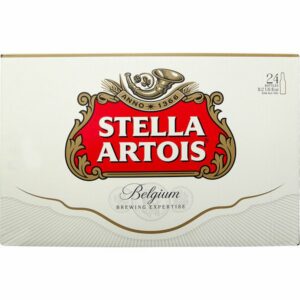 stella artois premium belgian lager bottles 24 x 11 2 fl oz